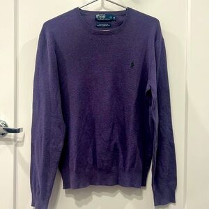 Polo Ralph Lauren Blue LabelMedium Purple Layering Piece - Preloved, Size Medium